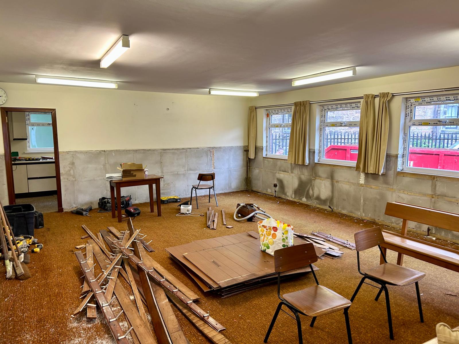 Hope Centre during renovation